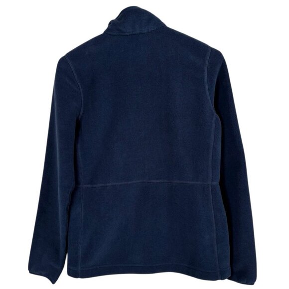 NWT L. L. LL Bean Womens XS Mountain Classic Fleece Jacket Nautical Navy Preppy - Picture 2 of 9